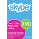 Skype Gift Card $25 USD